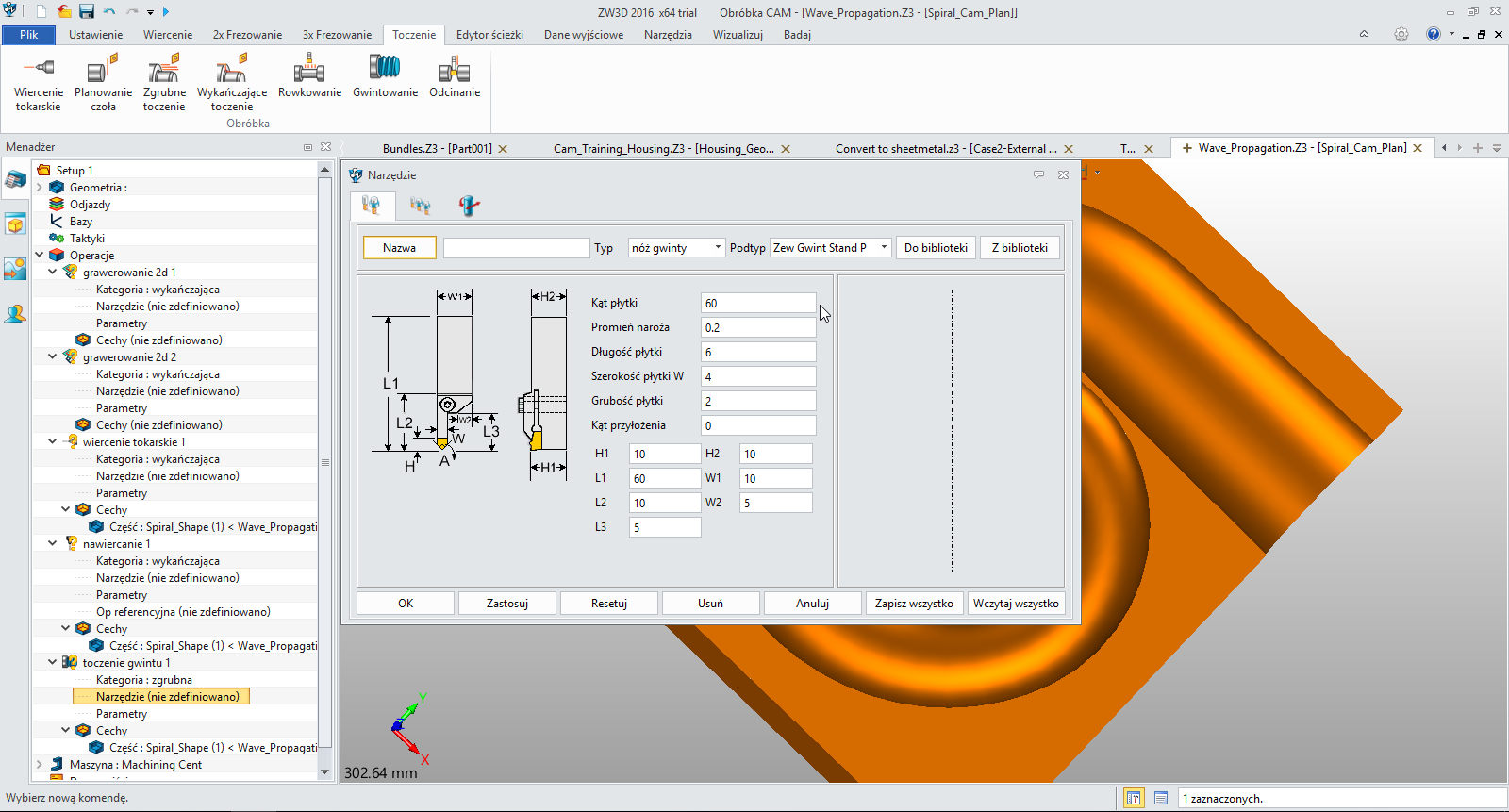 CAD_Narzdzia tokarskie_ZW3D